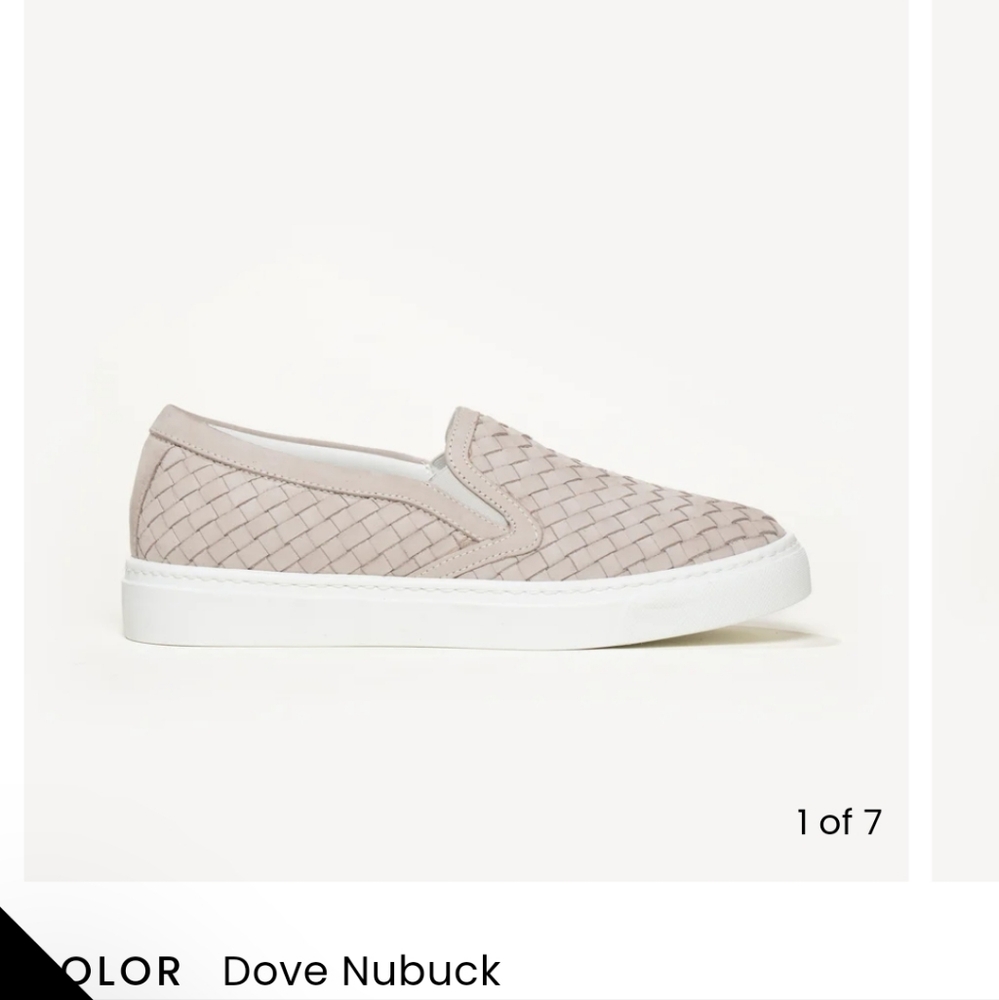 M. Gemi The Cerchio woven leather slip on sneaker